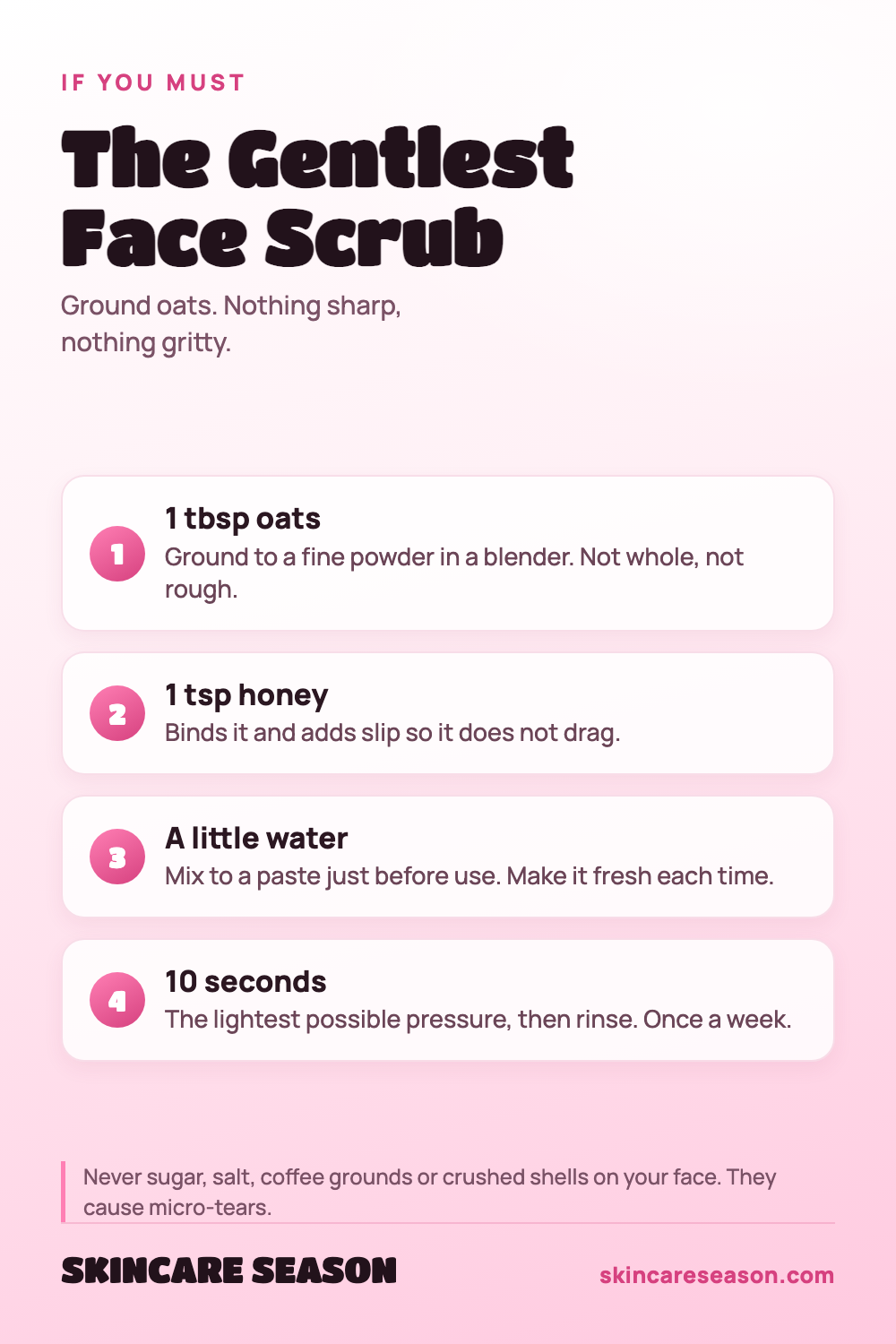 The Gentlest Face Scrub