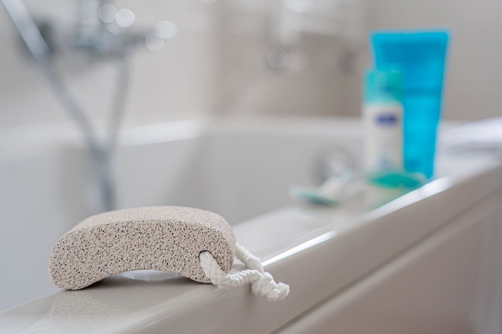 Feet are where a salt scrub genuinely outperforms sugar