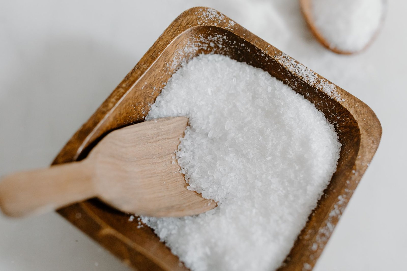 Salt is coarser and better suited to feet and elbows than to arms