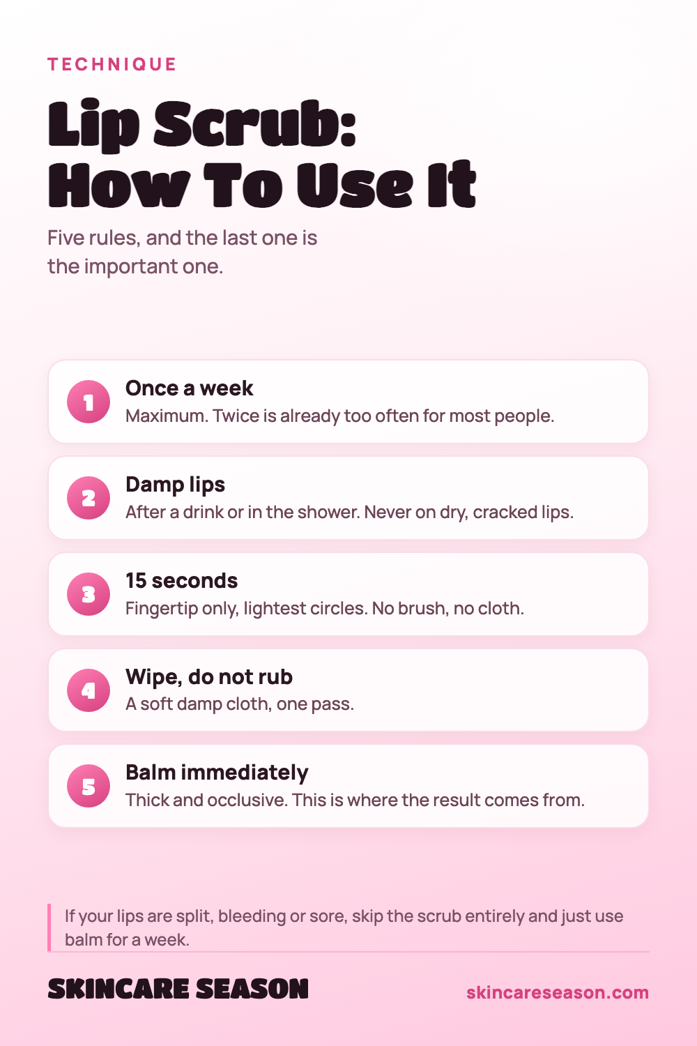 Lip Scrub: How To Use It
