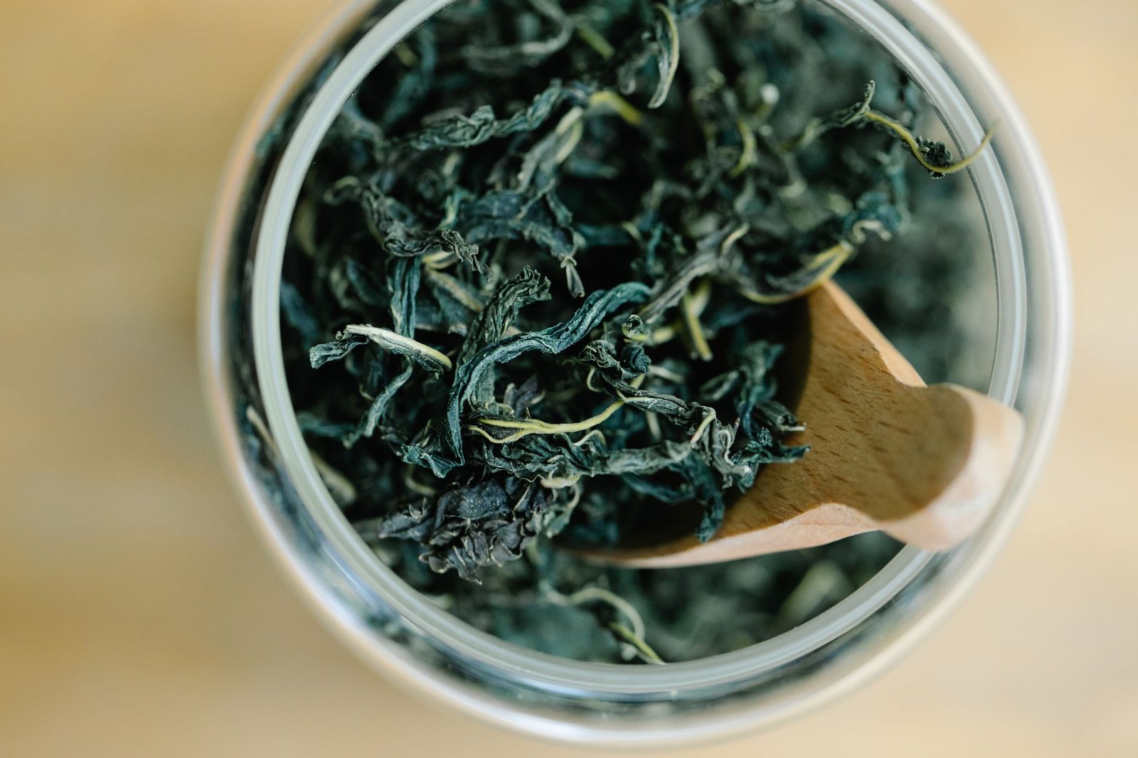 Used green tea leaves make a genuinely good fine scrub