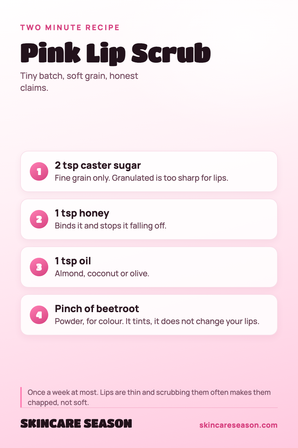 Pink Lip Scrub